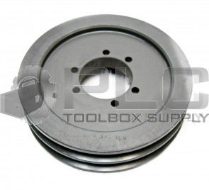 NEW SHEAVE 6.6X2B SDS TLW, 2 GROOVE, OD: 7" ID: 2-3/16" 