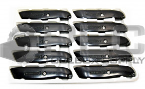 LOT OF 10 NEW AMERICA LINE METAL RETRACTABLE UTILITY KNIFE, 6", 3 BLADES