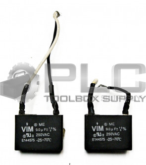 LOT OF 2 VIMTRONIC E144575 CAPACITOR 250VAC 