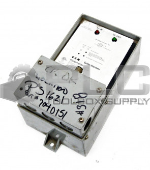 EATON PS256A-05B1 POWER SUPPLY CONVEYOR, IN: 47-63Hz 105-132VAC 2A, OUT: 27VDC