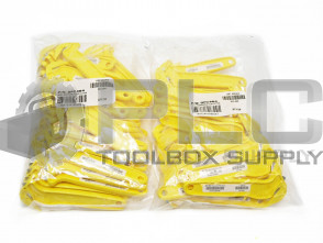 LOT OF 80 NEW DISPOSABLE FILM CUTTER DFC364, YELLOW, 6.5"