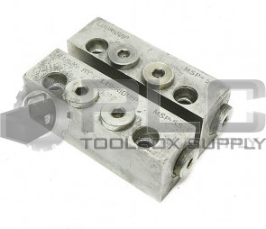 LOT OF 2 LUBRIQUIP TRABON MANZEL MSP-5S DIVIDER VALVE