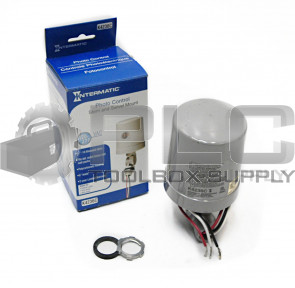 NEW INTERMATIC K4236C PHOTO CONTROL, STEM AND SWIVEL MOUNT, 120-277VAC