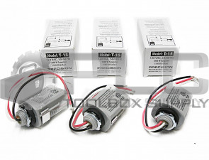 LOT OF 3 NEW PRECISION T-15 STEM MOUNTING PHOTO CONTROL, 120VAC, 50/60Hz
