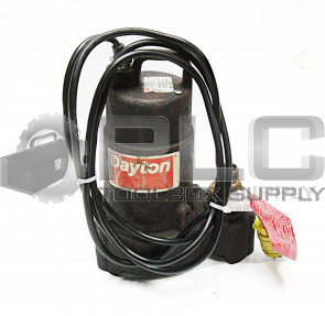 DAYTON 3BB69 SUBMERSIBLE PUMP 0.5HP, 3450RPM, 120V, 60Hz, PH: 1