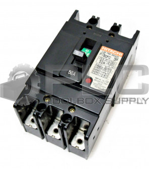 NEW HITACHI F-50FC 50AMP CIRCUIT BREAKER, 3POLE, CF5F 3P-50A