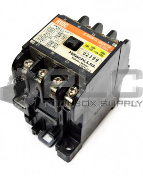 HITACHI H10C AC MAGNETIC CONTACTOR AC 600V, COIL 100V 50Hz / 100-110V 60Hz