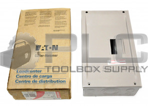 NEW EATON CH2L125SP LOADCENTER 125AMP, 2 SPACES, 4 CIRCUITS, 120/240VAC