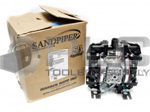 NEW SANDPIPER S05B2G2TXNS000 1/2" ACETAL AIR DOUBLE DIAPHRAGM PUMP 14 GPM 220F