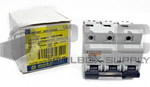 NEW SQUARE D MG27185 SUPPLEMENTARY PROTECTOR 80 AMP, 3 POLE, C CURVE, MG-27185