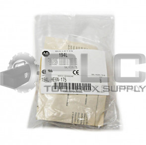 NEW ALLEN BRADLEY 194L-HE6N-175 SER. B ACTUATOR, 0-1 OFF-ON, RED/YELLOW