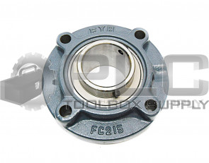 NEW FYH FLANGE MOUNTED BEARING, FC215 HOUSING, UC215 BEARING BORE: 3" OD: 8-5/8"