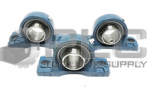 LOT OF 3 NEW FS P210 PILLOW BLOCK w/ UC210-31 INSERT BEARING, 1-15/16" BORE