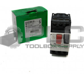 NEW SCHNEIDER ELECTRIC GV2ME16 MOTOR CIRCUIT BREAKER, 9-14 AMP RANGE. GV2-ME16
