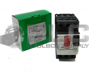 NEW SCHNEIDER ELECTRIC GV2ME06 MOTOR CIRCUIT BREAKER, 1-1.6 AMP RANGE. GV2-ME06