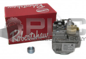 NEW ROBERTSHAW 700-506 GAS VALVE, 250 TO 750 MILLIVOLT, IN: 3/4" OUT: 3/4"