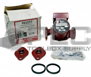 NEW BELL & GOSSETT NRF-22 103251 1H80 CIRUCLATOR 115V/60Hz DURAGLIDE BEARING 