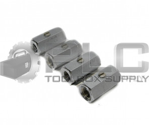LOT OF 4 NEW MINI BALL VALVE S35 1/4 CW617N, 450-CWP PN30, 1/4" NPT