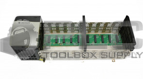 ALLEN BRADLEY 1756-PA72 /B POWER SUPPLY w/ 1756-A10 /B 10-SLOT I/O CHASSIS 