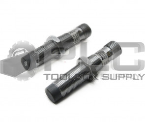 LOT OF 2 BALLUFF BES M12MF1-PSC10F-S04G INDUCTIVE PROXIMITY SENSOR BES02WR