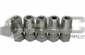 LOT OF 5 NEW PARKER 6-6 F6X-S SWIVEL NUT ADAPTER 3/8 JIC X 3/8 NPT MALE STEEL