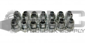 LOT OF 14 5/16 PLUG, MALE JIC 37°, HEX: 9/16", THREAD: 5/16"