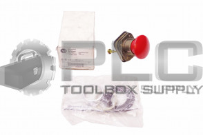 NEW ALLEN BRADLEY 800T-D6A SER T RED MUSHROOM PUSH BUTTON TYPE 4,13