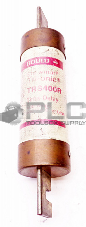 GOULD SHAWMUT TRS400R TRI-ONIC TIME DELAY FUSE 400A 600VAC