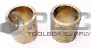 LOT OF 2 NEW CAST 3240-20 BRONZE SLEEVE BEARING 2 X 2 1/2 X 2 1/2