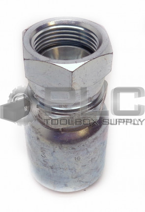 NEW PARKER HF 1FU43-16-16 HYDRAULIC HOSE FITTING P43-16 R1-R2-R3-R4-R9 RC1K