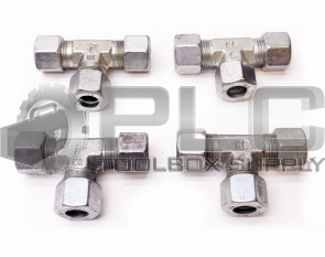 LOT OF 4 NEW PARKER 12-L EO DE 1/2" T-FITTING