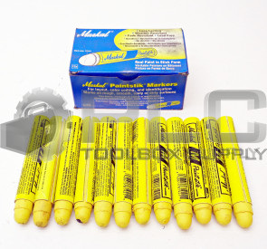 NEW MARKAL 81921 YELLOW PAINTSTIK MARKERS (12 IN BOX)