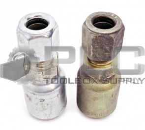 LOT OF 2 NEW PARKER 11143-8-8 1/2" HOSE FITTING