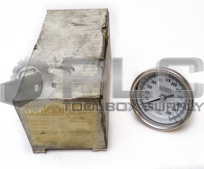NEW WIKA 30025D208G4 TI.30 BIMETAL THERMOMETER 50/300 F 2.5" STEM