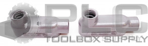 LOT OF 2 NEW DURALOY OLB-3M 1" CONDUIT BODY SIZE TYPE TB