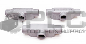 LOT OF 3 NEW APPLETON 1 27 T FORM 35 IRON CONDUIT TYPE T