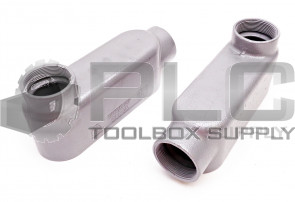 LOT OF 2 NEW DURALOY OLB-6M IRON CONDUIT 2"