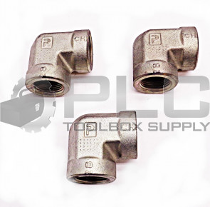 LOT OF 3 NEW PARKER 15/16" FEMALE 15/16" FEMALE 90° ELBOW FITTING