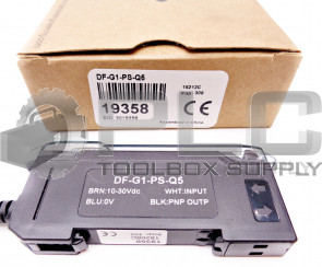 NEW BANNER DF-G1-PS-Q5 DUAL DISPLAY FIBER AMPLIFIER 19358