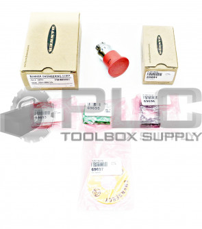 NEW BANNER SSA-EBM-12L E-STOP BUTTON KIT **READ**