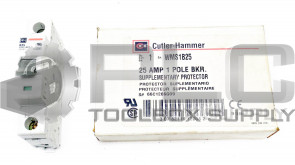 NEW CUTLER-HAMMER WMS1B25 SUPPLEMENTARY PROTECTOR 25 AMP 1 POLE BKR