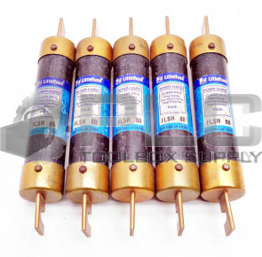 LOT OF 5 NEW LITTELFUSE FLSR 80 POWER-GARD CLASS RK-5 FUSE 600VAC