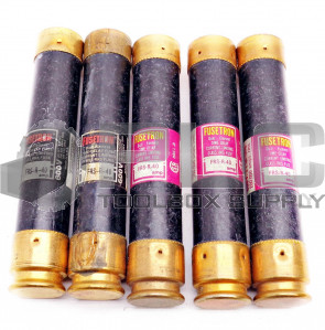 LOT OF 5 BUSSMANN FRS-R-40 DUAL ELEMENT TIME DELAY FUSE CLASS RK5 600V