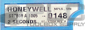 HONEYWELL ST7800 A 1005 TIMER MODULE 2 SECONDS 1048