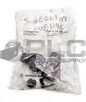NEW HIRSCHMANN CM 06 EA 14S-61S CABLE SOCKET
