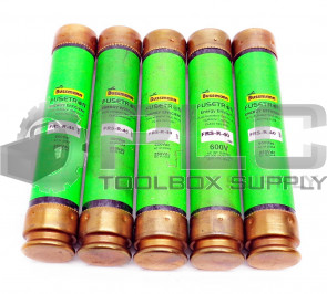 LOT OF 5 NEW BUSSMANN FRS-R-40 ENERGY EFFICIENT FUSE *NEW VERSION*