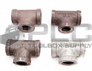 LOT OF 4 1/2" TEE PIPE FITTING