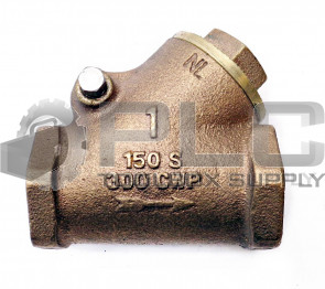 NEW 150 S 300 CWP BRONZE SWING CHECK VALVE