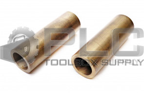LOT OF 2 NEW 1622 32 BRASS SLEEVE 4-1/4" x 1" BUSHING