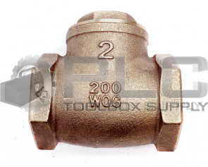 NEW LEGEND 451 NL 2" BRASS SWING CHECK VALVE 200WOG 